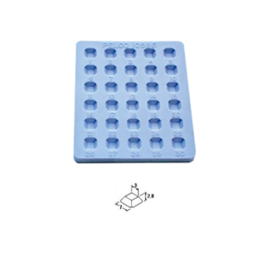 3mm Square Face Mold