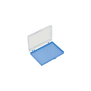 Small, Flat, Polystyrene Boxes with Hinges, 7.3 x 5 x 0.95cm