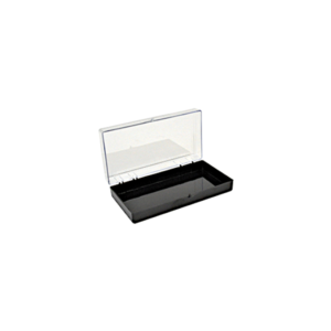 Small, Flat, Polystyrene Boxes with Hinges, 17.8 x 8.9 x 3.8cm