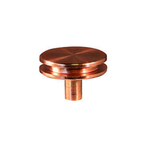 Copper, grooved edge,  12.7mm, 6mm pin