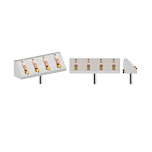 PELCO SEMClip 12 x 48mm Block with Pin, 4 x 90°  and 4 x 45°