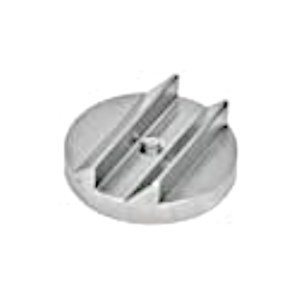 Double 45°  Specimen Mount,  25 x 4mm x M4