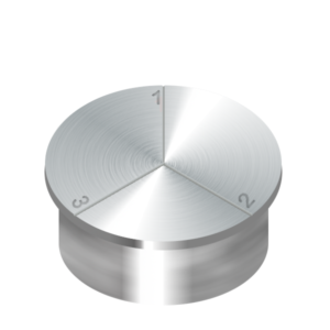 15 x 6mm x M4 cylinder mount with 3 divisions