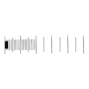 Grouped Graduation Pattern Stage Micrometer for Transmitted Light