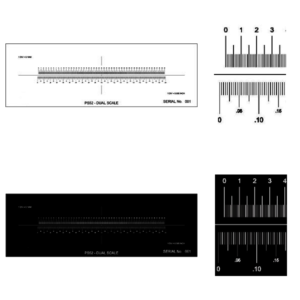 Pro Series Dual Scale Calibration Slides for Transmitted and Reflected Light