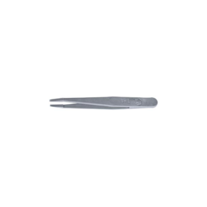 Plastic Tweezer, style flat, 110mm, Delrin, tips 2.79 x 0.20mm