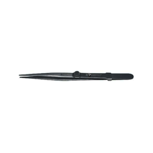 Tweezer, Stainless Steel, SS, Slide-lock, Serrated Tips