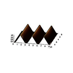 Triangular Test Grating for X- or Y-axis