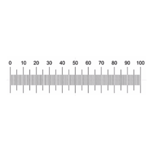 Low Magnification Calibration Ruler
