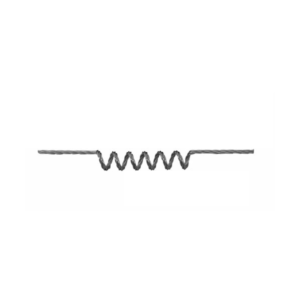 3-Strand Tungsten Filament, 6 Coils