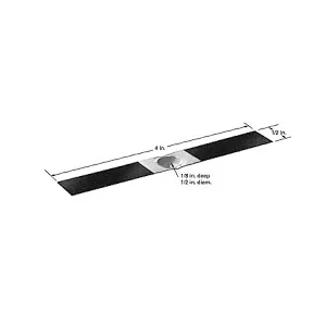 Tungsten Boat, Alumina coated, dimple 12 x 3mm deep