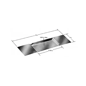 Tungsten Boat, 25,4 x 58,8mm trough
