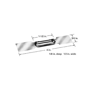 Tungsten Boat wide, 12,7 x 38mm trough