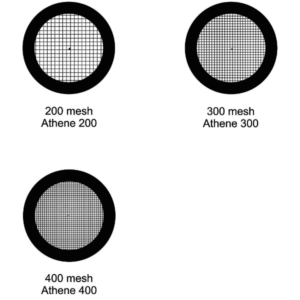 Thin bar TEM grids